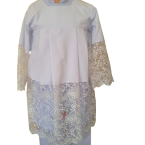 White Clergy Surplice Cotta - Liturgical Vestment for Priests and Seminarians