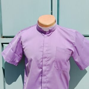 Short-Sleeve Tab-Collar Shirt
