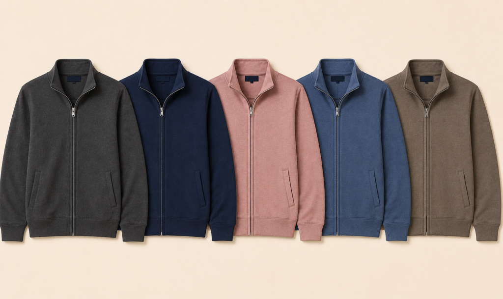 Premium School Uniform Full-Zip Sweatshirt