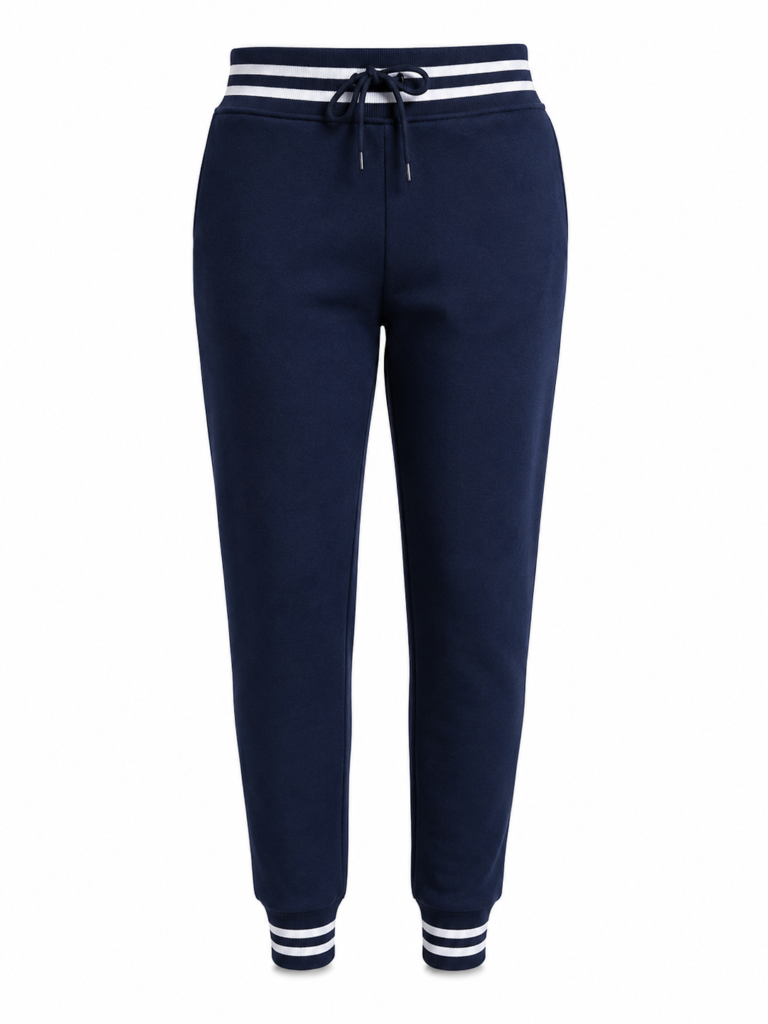 Premium Navy Fleece Jogger Sweatpants