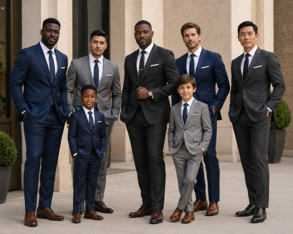 Notch Lapel Suit