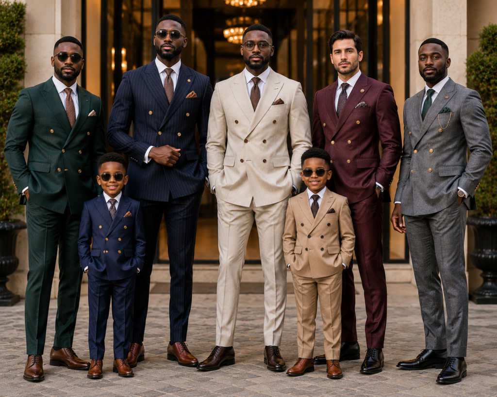 Men's Double-Breasted Suits