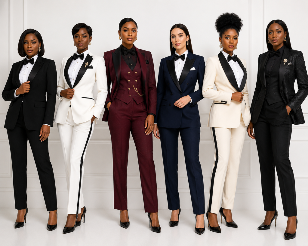 Ladies' Tuxedo Jacket (Le Smoking) Suits