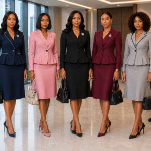 Ladies' A-Line Skirt Suits