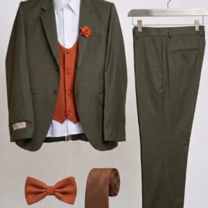 Men's Full Three Piece Suit - Groom & Wedding Party Attire