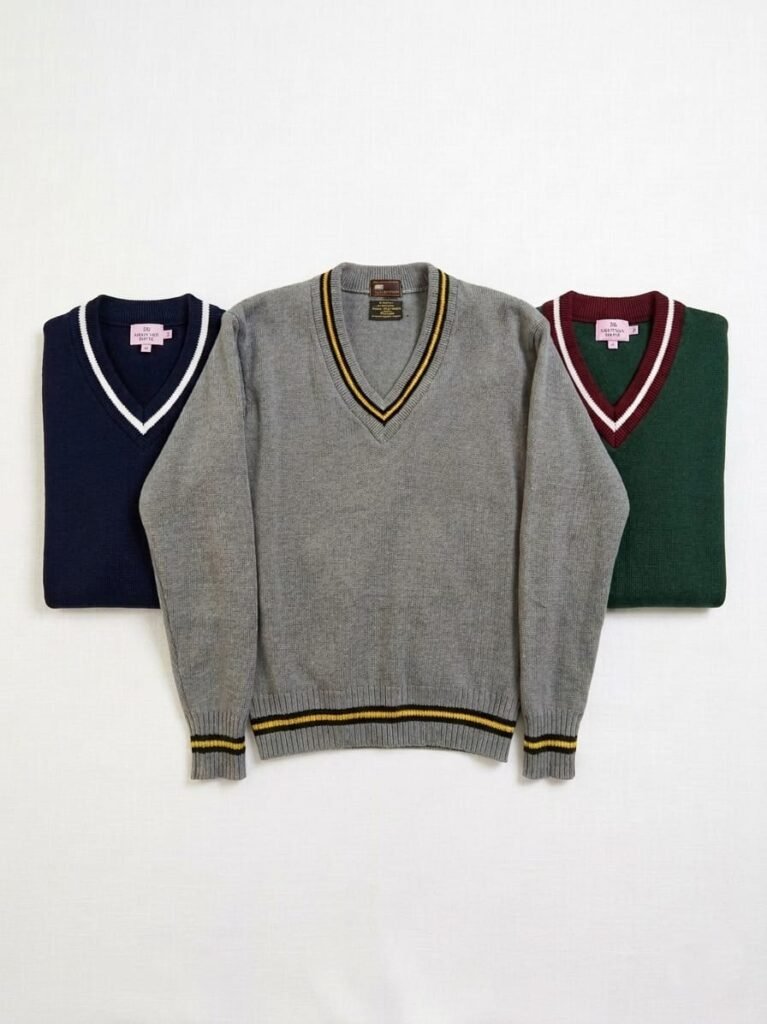 School Uniform Long Sleeved Sweaters