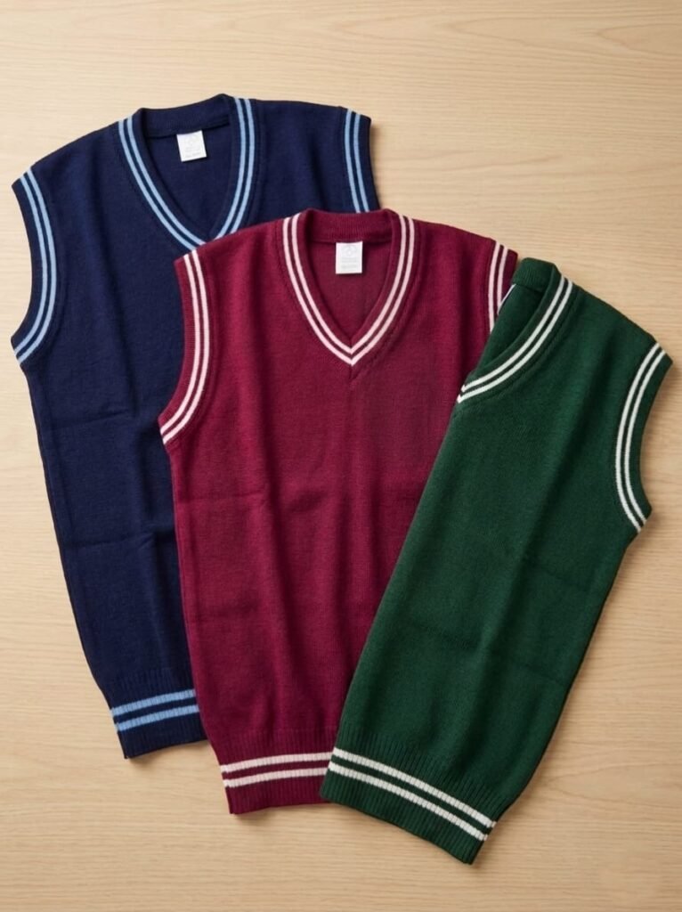 School Uniform Sleeveless Sweaters