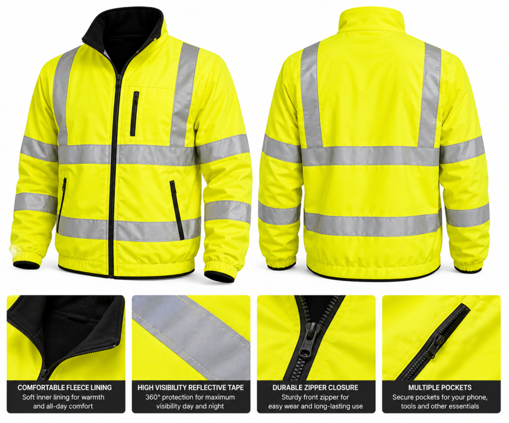 High Visisbility Reflective Safety Jacket