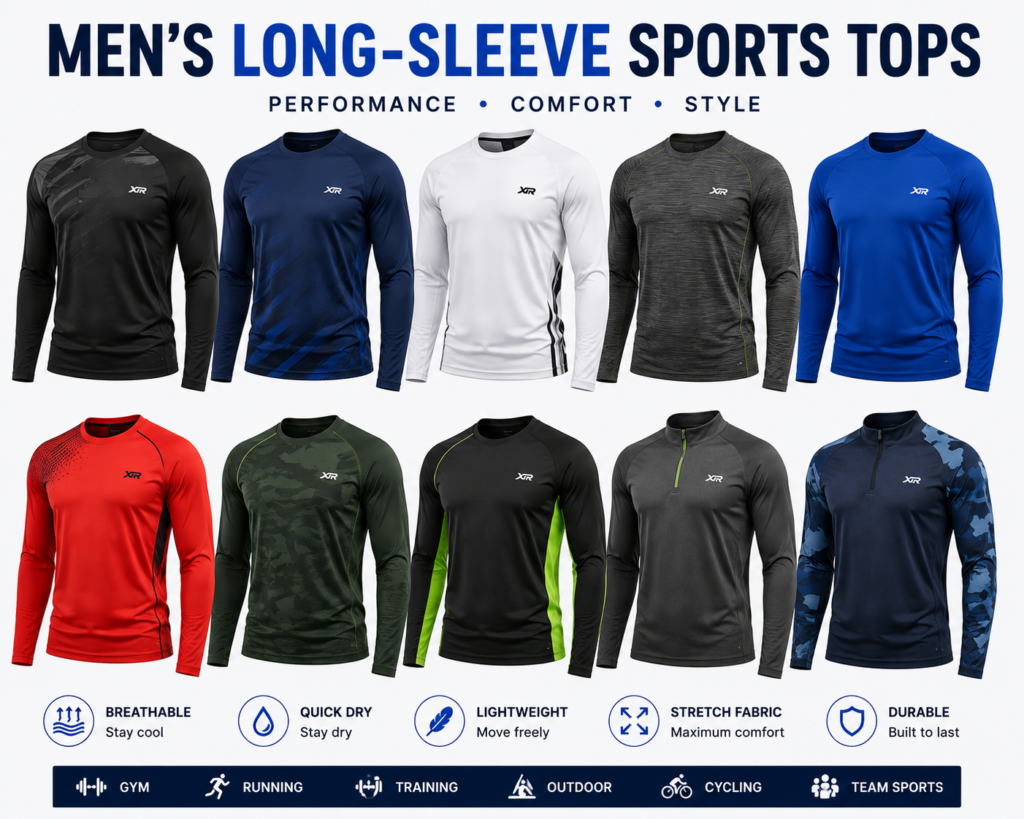 Men's Long-sleeve Sports Tops